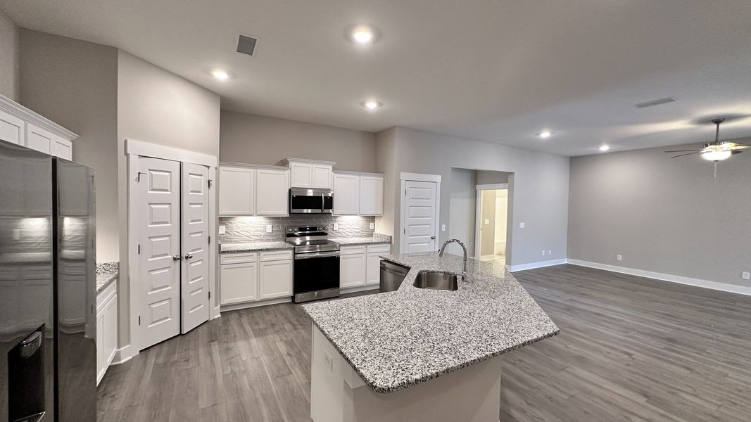 Furnished interior view inside a new home in Veterans Cove, Murfreesboro (Image 7).