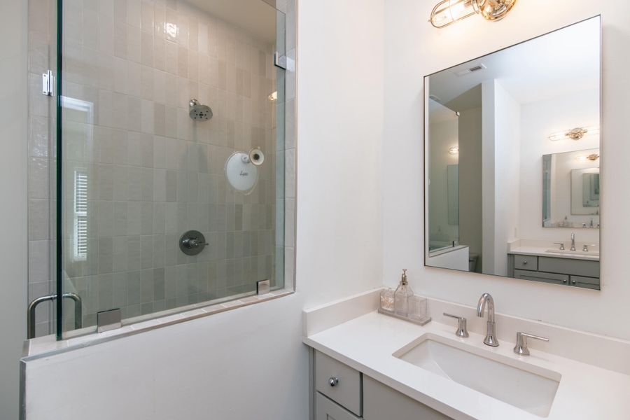 Furnished interior view inside a new home in , Edisto Island (Image 7).