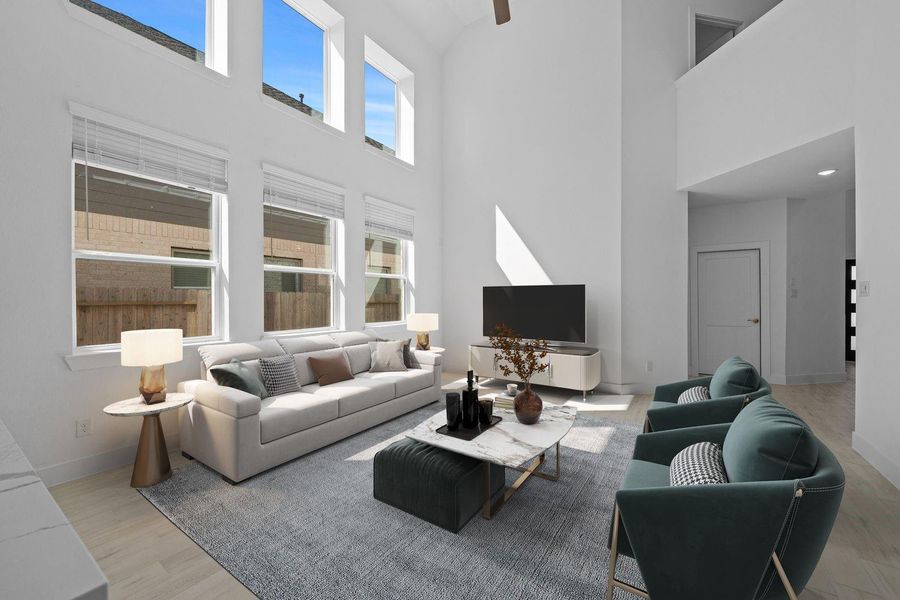 Furnished interior view inside a new home in Emory Glen, Magnolia (Image 9).