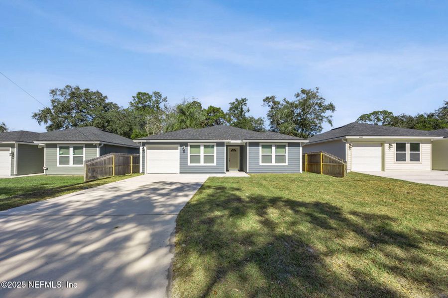 Front exterior of a new home in , Jacksonville, FL, highlighting curb appeal (Image 2). Front exterior of a new home in , Jacksonville, FL, highlighting curb appeal (Image 2).