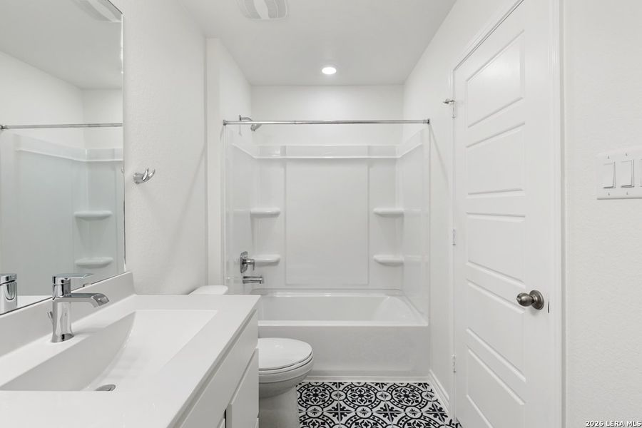 Furnished interior view inside a new home in Medina Crossing, Von Ormy (Image 10).