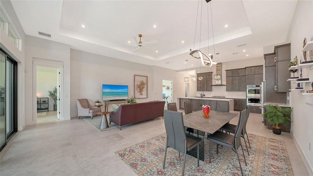 Furnished interior view inside a new home in , Sarasota (Image 10).