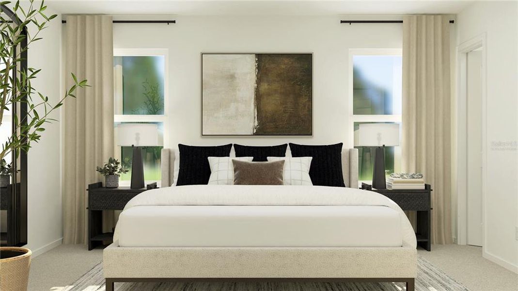 Furnished interior view inside a new home in , Davenport (Image 18).