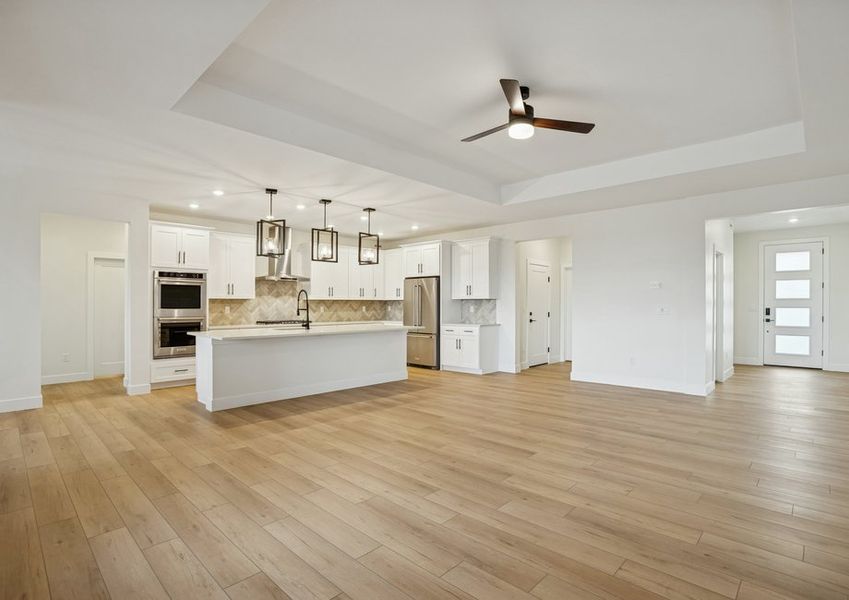 The Telluride has a wonderful, open-concept layout.