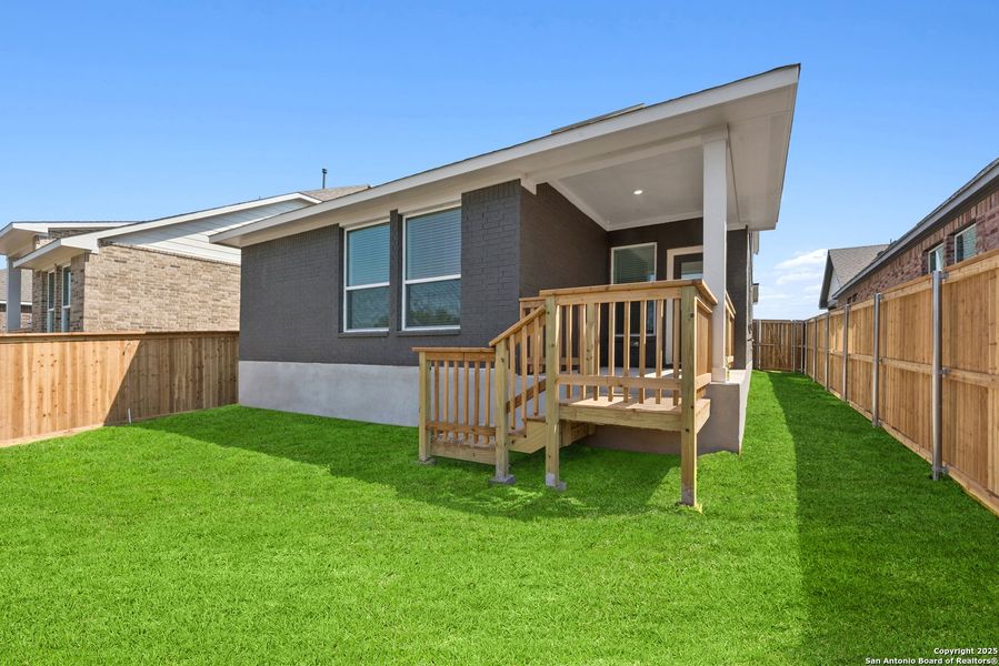 Exterior details and patio area of a home in , New Braunfels (Image 3). Exterior details and patio area of a home in , New Braunfels (Image 3).