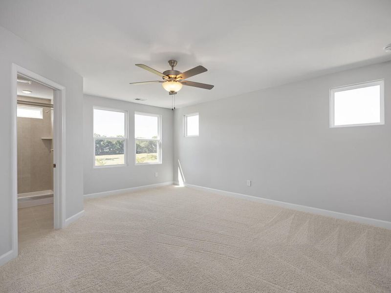 Spacious, unfurnished interior of a new home in Springvale, Fuquay Varina (Image 28).