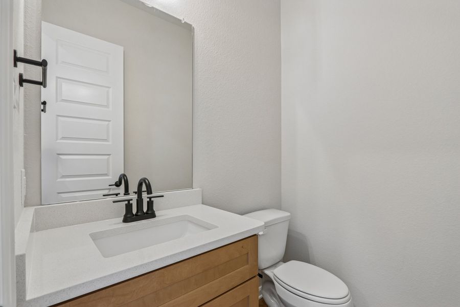 Furnished interior view inside a new home in Ribbonwood, Aubrey (Image 8).