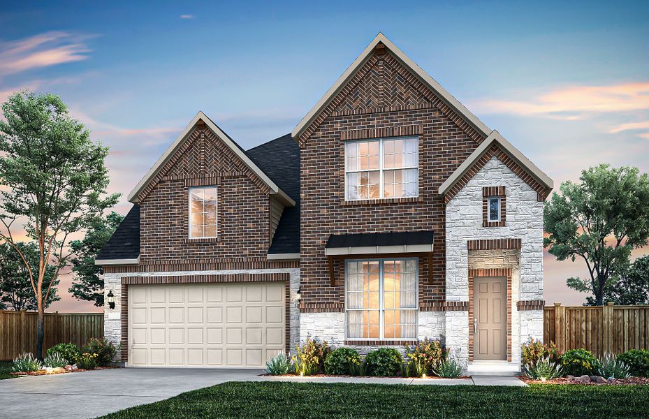 Representative exterior photo of a completed home built from the Garwood by Pulte Homes in Saddleback at Santa Rita Ranch, Liberty Hill, TX (Image 3).