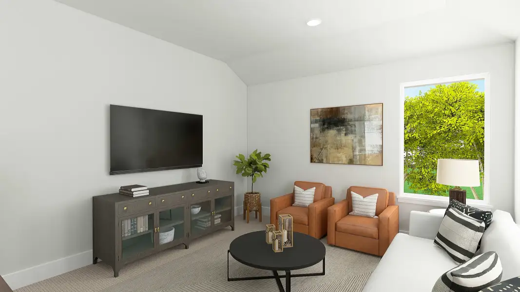 Representative furnished interior of a home built from the Sorrel by Tri Pointe Homes in Enclave At Canyon Ranch, Corinth (Image 5).