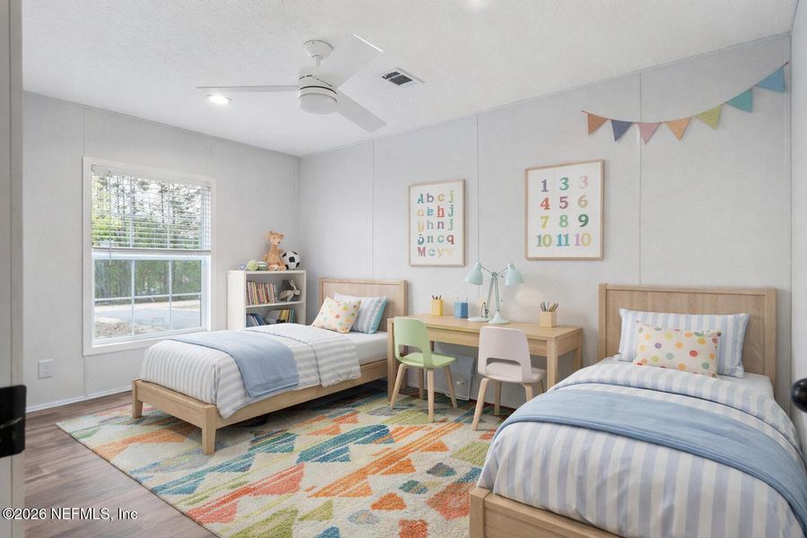 Furnished interior view inside a new home in , Hawthorne (Image 10).