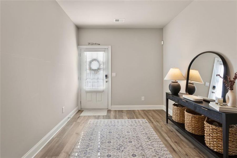Furnished interior view inside a new home in Terrace at Riverview Landing, Smyrna (Image 7).