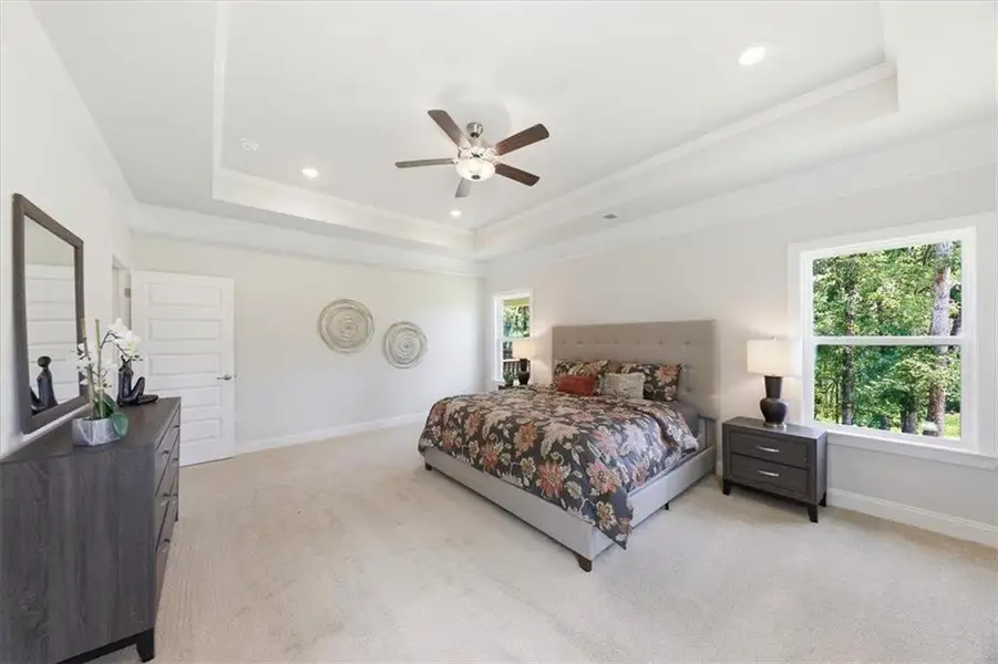 Furnished interior view inside a new home in Tuscany Hills, Douglasville (Image 33).