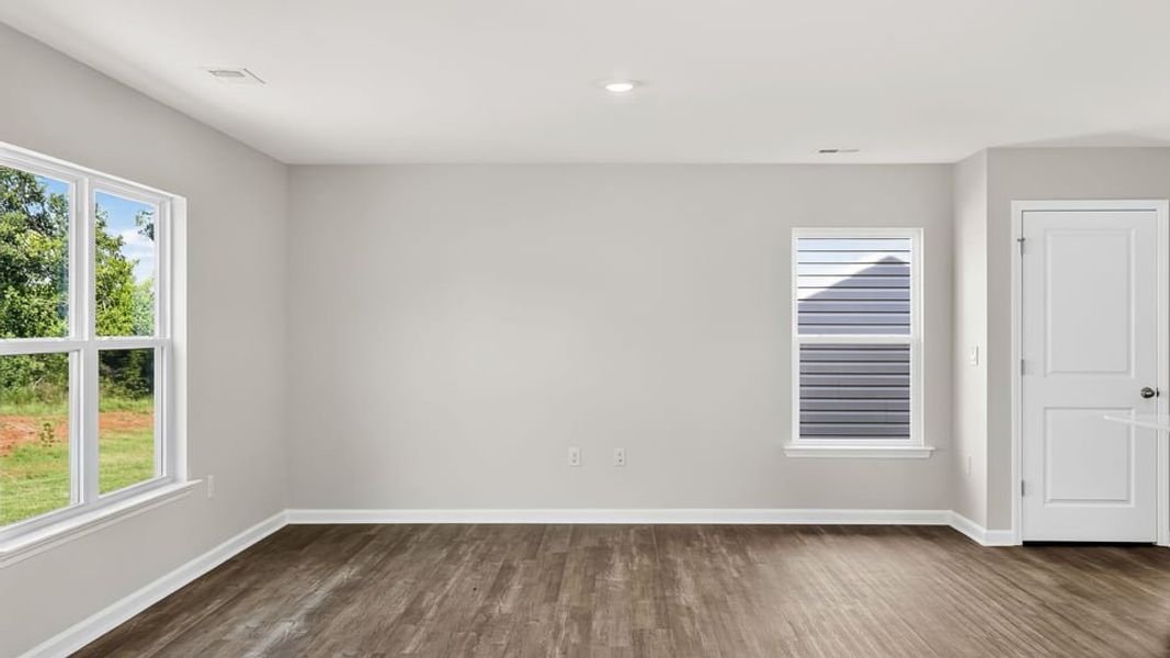 Spacious, unfurnished interior of a new home in Cedar Gap, Fountain Inn (Image 24). Spacious, unfurnished interior of a new home in Cedar Gap, Fountain Inn (Image 24).
