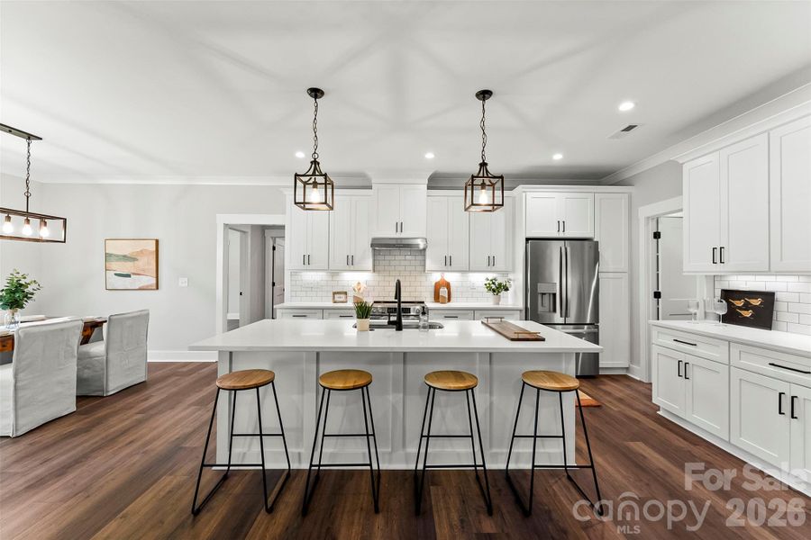 Furnished interior view inside a new home in , York (Image 14).