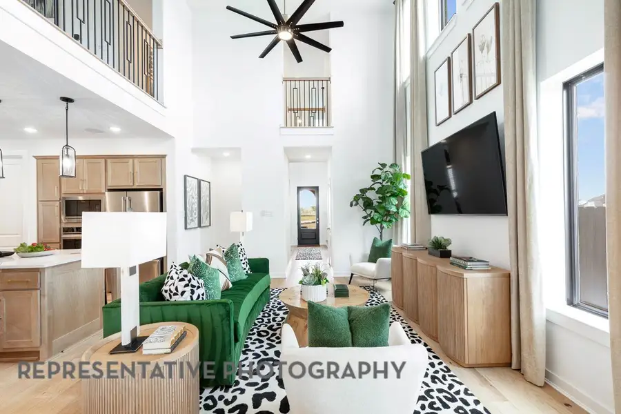 Furnished interior view inside a new home in Brookewater, Rosenberg (Image 7).