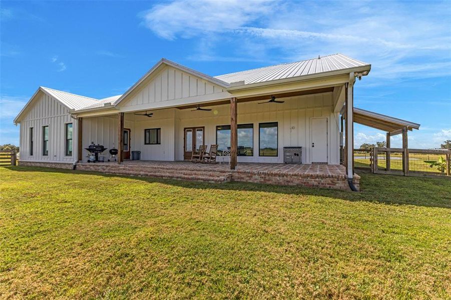 Front exterior of a new home in , Arcadia, FL, highlighting curb appeal (Image 24).