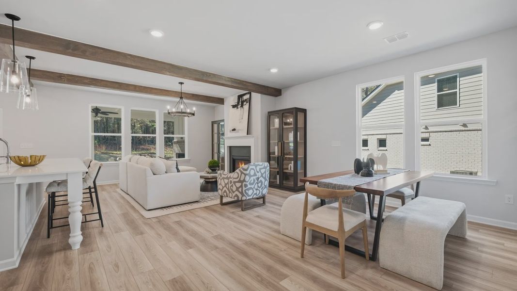Furnished interior view inside a new home in Hamilton Lakes, Lawrenceville (Image 8).