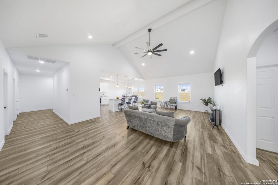 Furnished interior view inside a new home in , Floresville (Image 9).