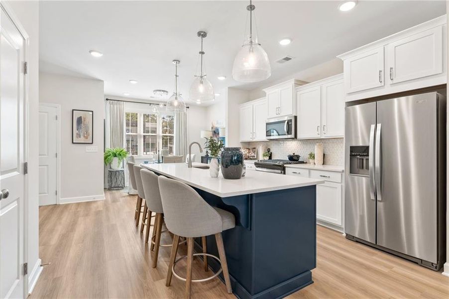 Furnished interior view inside a new home in East Park Village, Kennesaw (Image 23). Furnished interior view inside a new home in East Park Village, Kennesaw (Image 23).