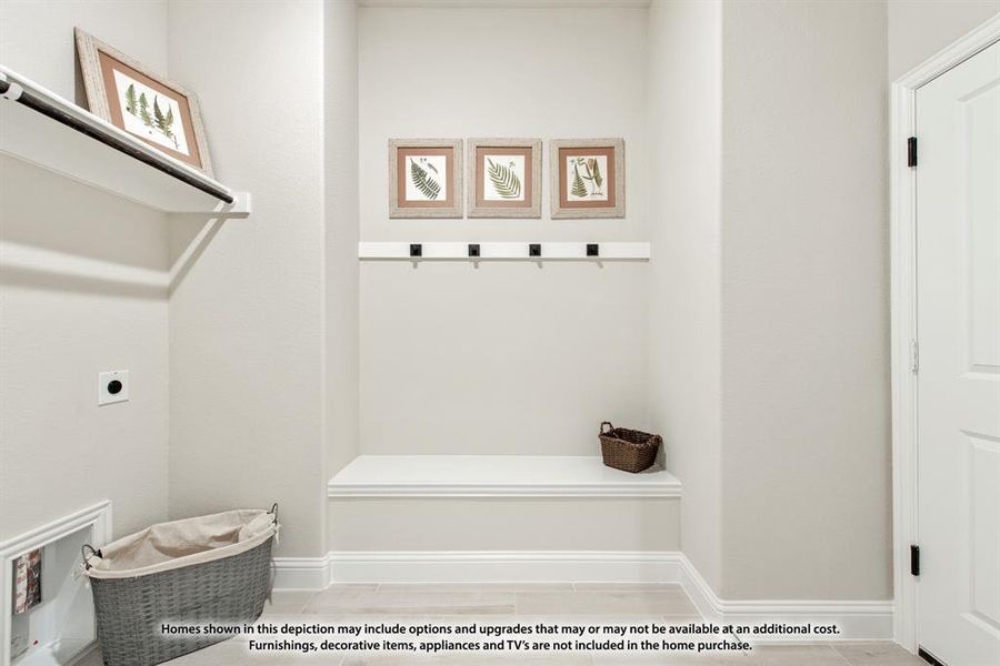 Furnished interior view inside a new home in Hunters Ridge, Crowley (Image 5).