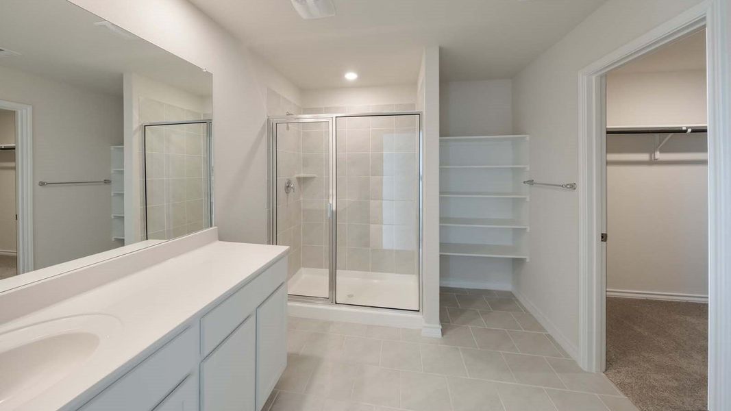 Furnished interior view inside a new home in Tamarron, Fulshear (Image 6).