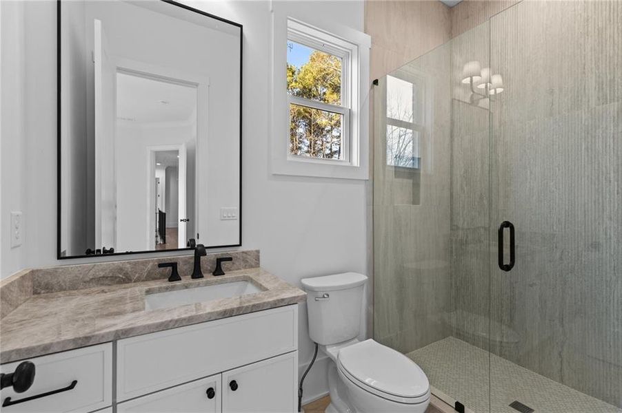 Furnished interior view inside a new home in , Buford (Image 38).