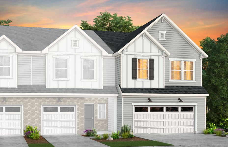 Representative exterior photo of a completed home built from the Carson by Pulte Homes in Mallard Park, Charlotte, NC (Image 8).