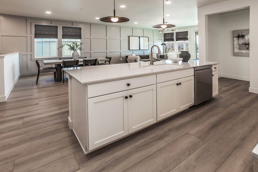 Representative furnished interior of a home built from the Christie by Hartford Homes in Prairie Song, Windsor (Image 16).