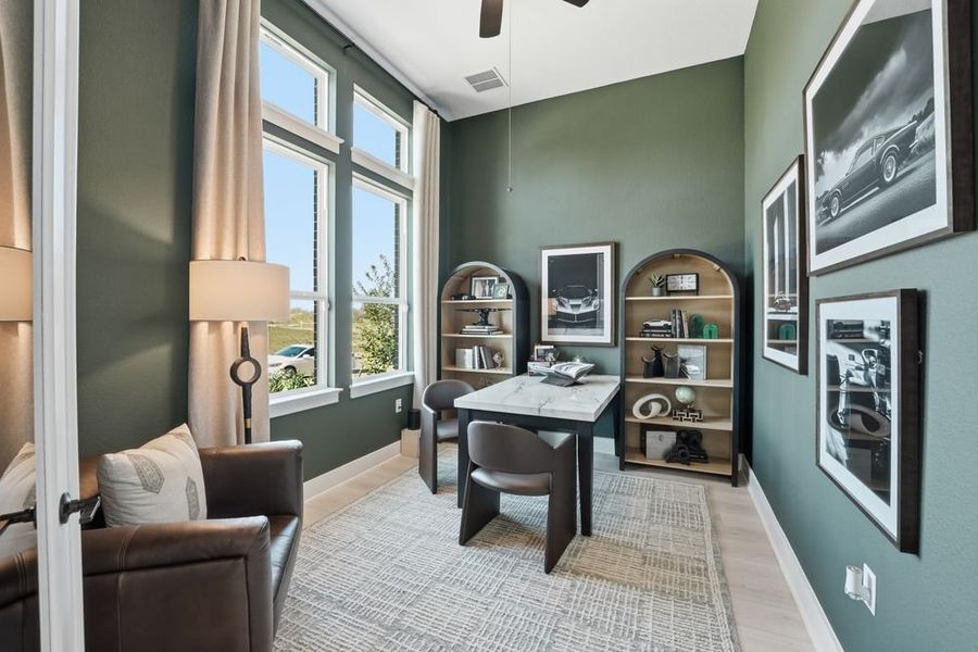Furnished interior view inside a new home in Travisso, Leander (Image 14).