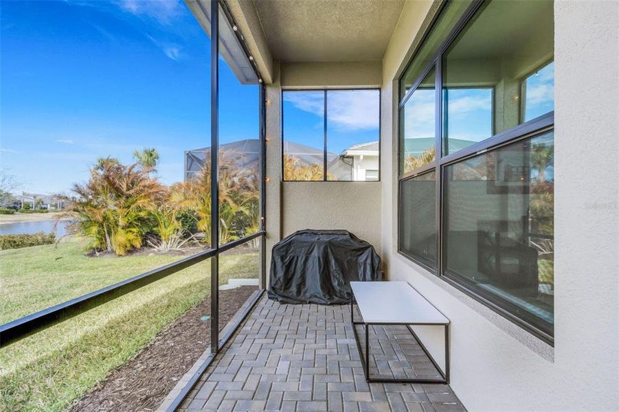 Exterior details and patio area of a home in Artistry Sarasota, Sarasota (Image 27).