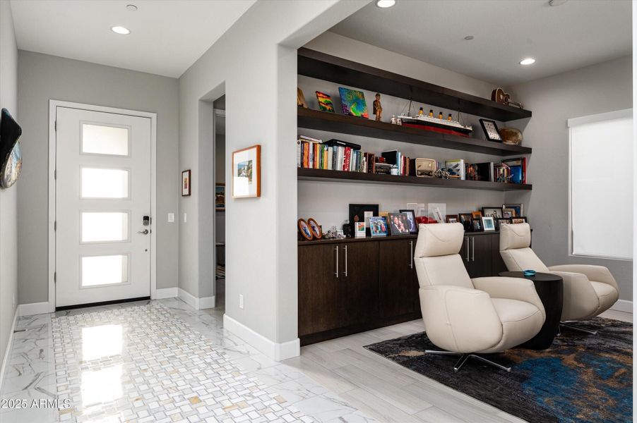Front Entryway Custom Tile Floor