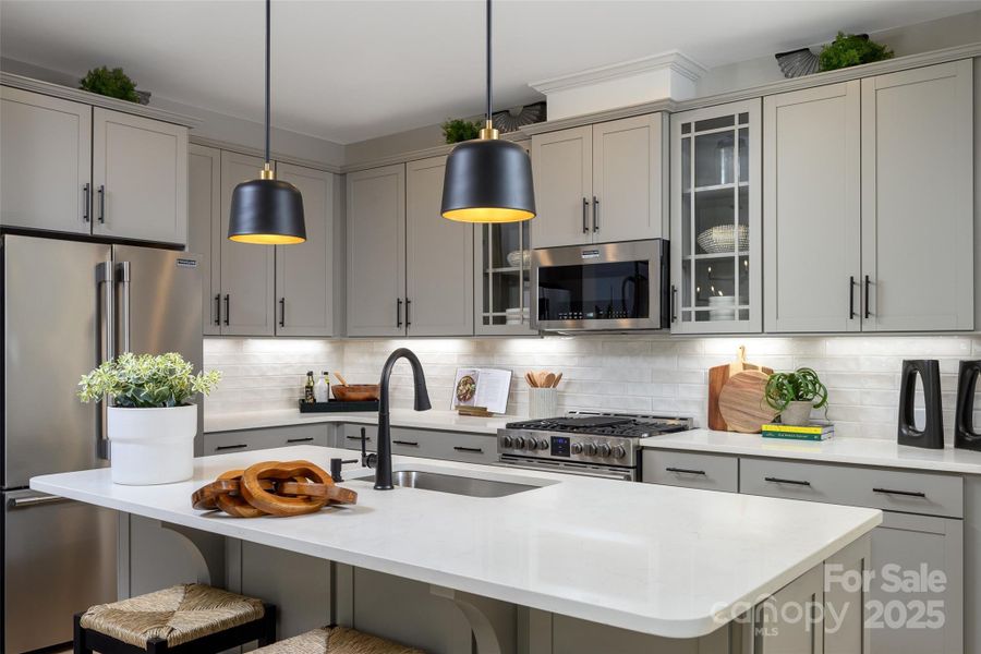 Close-up of interior finishes inside a home in North Creek Village, Huntersville (Image 20).