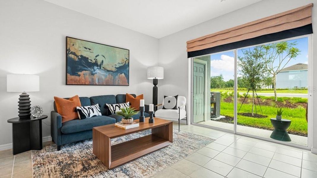 Furnished interior view inside a new home in The Townhomes at Westview, Kissimmee (Image 8). Furnished interior view inside a new home in The Townhomes at Westview, Kissimmee (Image 8).
