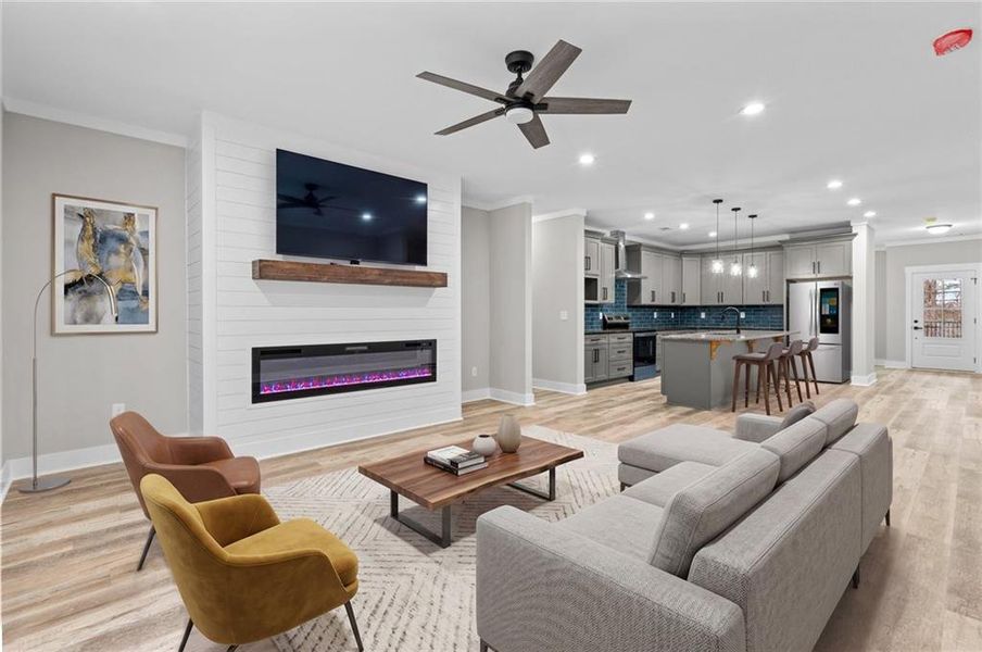 Furnished interior view inside a new home in , Villa Rica (Image 11).