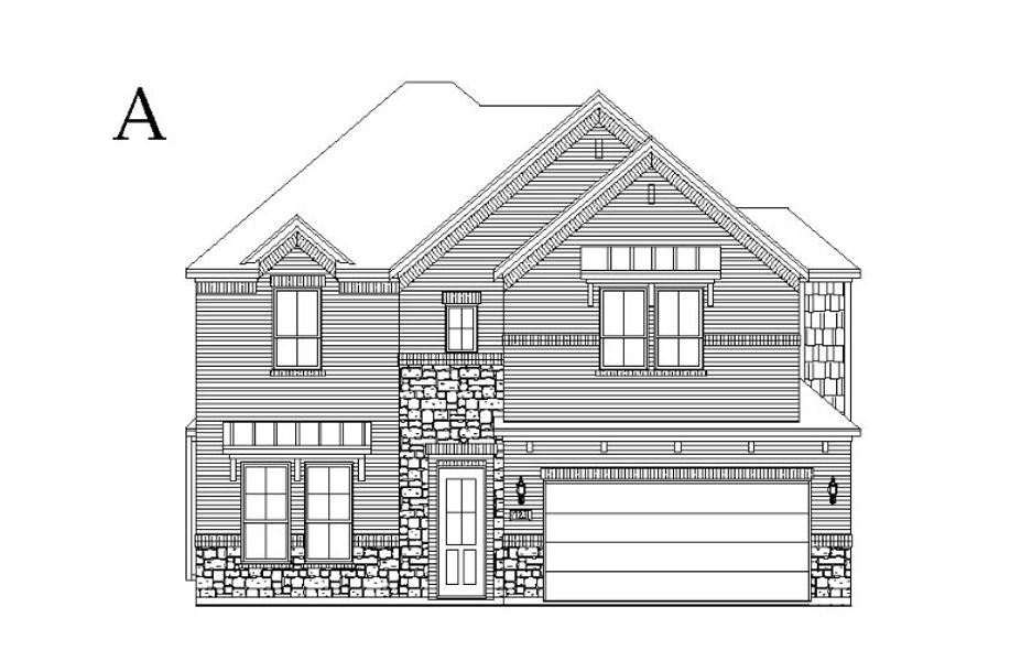 Representative rendering of the exterior for the Lufkin by Windsor Homes (Image 5).