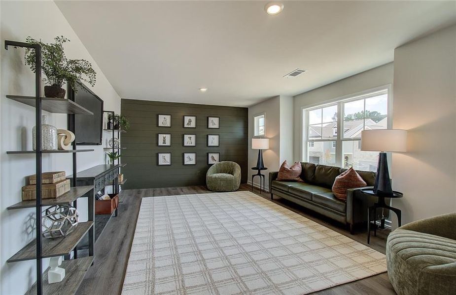Furnished interior view inside a new home in Crofton Place Enclave, Snellville (Image 17).