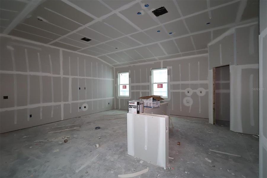 In-progress construction of a new home in Lake Star at Ovation, Winter Garden, FL (Image 6).