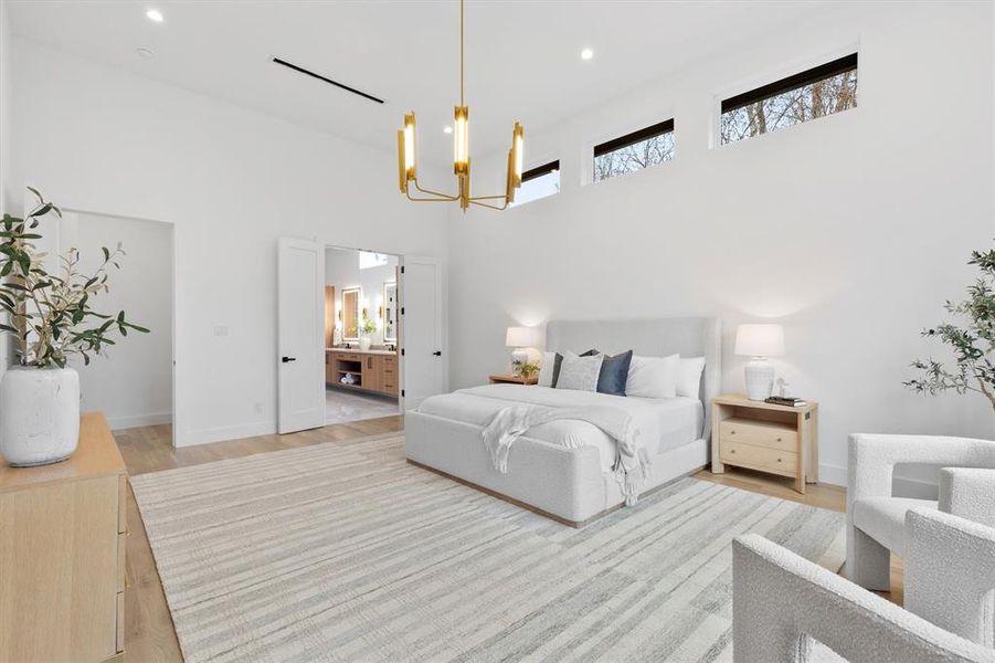 Furnished interior view inside a new home in , Dallas (Image 29).