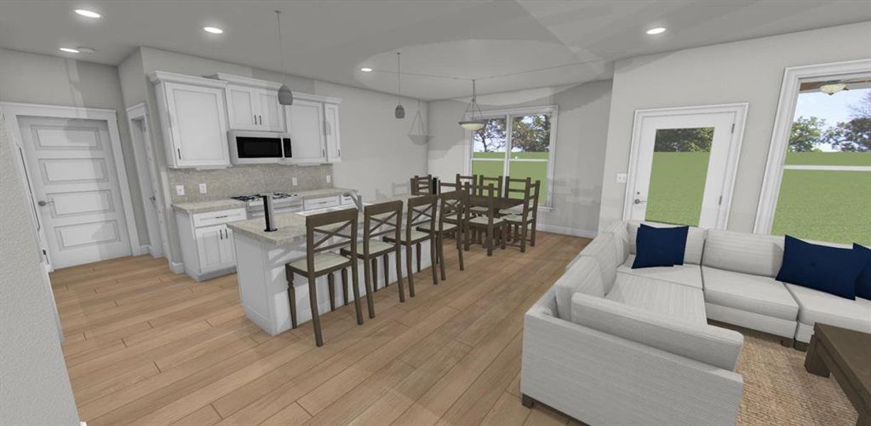 Furnished interior view inside a new home in , Sherman (Image 6).