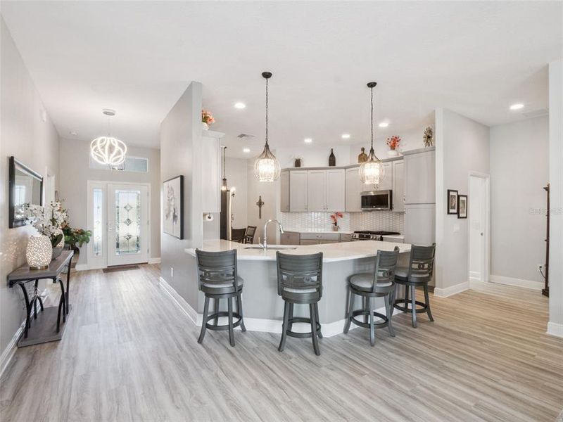 Furnished interior view inside a new home in , The Villages (Image 7).