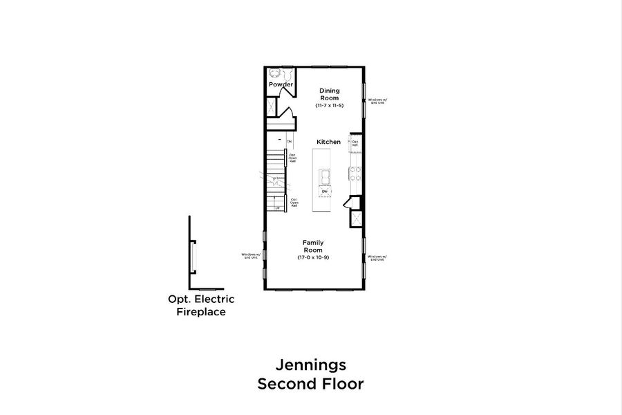 2D floor plan layout for the Jennings by DRB Homes in Clear Springs Townhomes, North Charleston, SC (Image 2). 2D floor plan layout for the Jennings by DRB Homes in Clear Springs Townhomes, North Charleston, SC (Image 2).