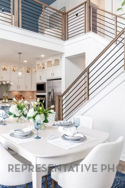 Furnished interior view inside a new home in , Midlothian (Image 12).