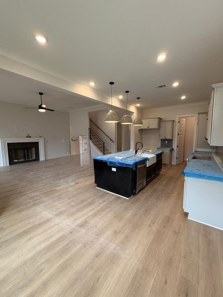 Furnished interior view inside a new home in Manor at Hall Creek, Arlington (Image 5).