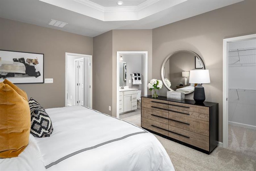 Furnished interior view inside a new home in Fall Crest, Antioch (Image 9).