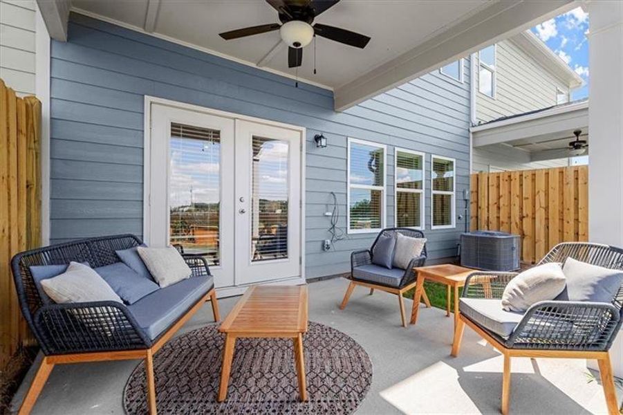Exterior details and patio area of a home in , Dacula (Image 30).