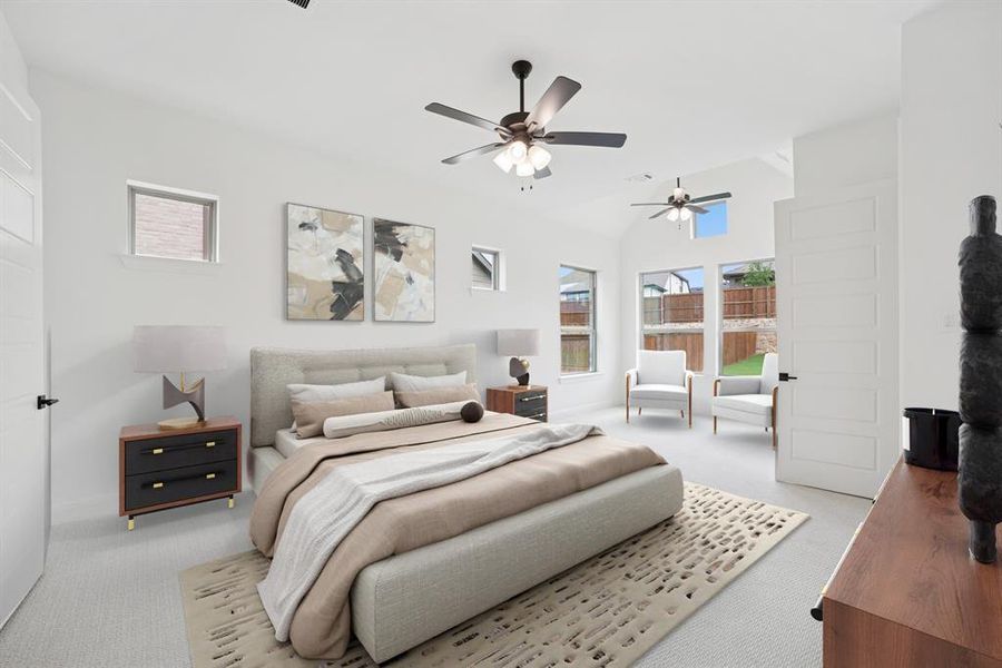 Furnished interior view inside a new home in Monterra - Classics, Fate (Image 5).