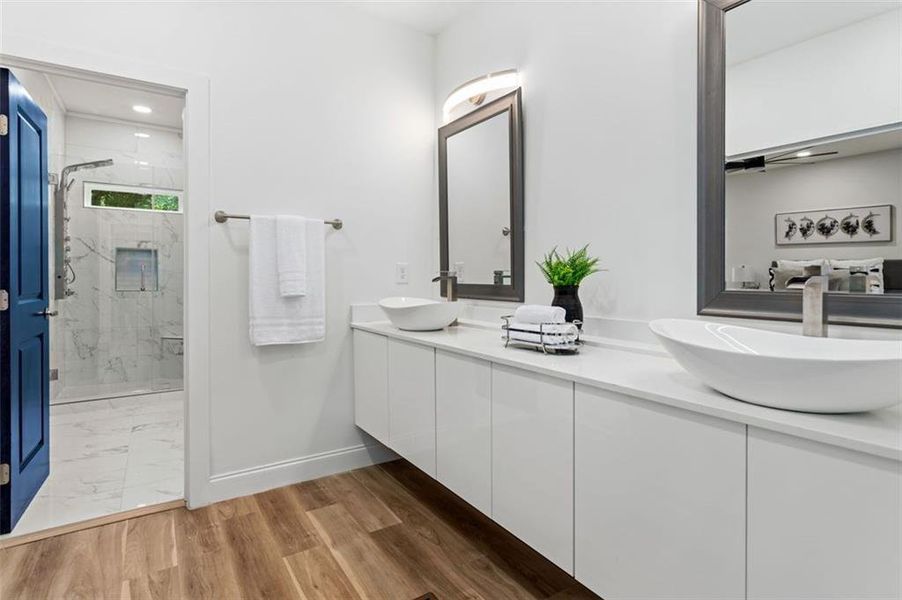 Furnished interior view inside a new home in , Atlanta (Image 5).