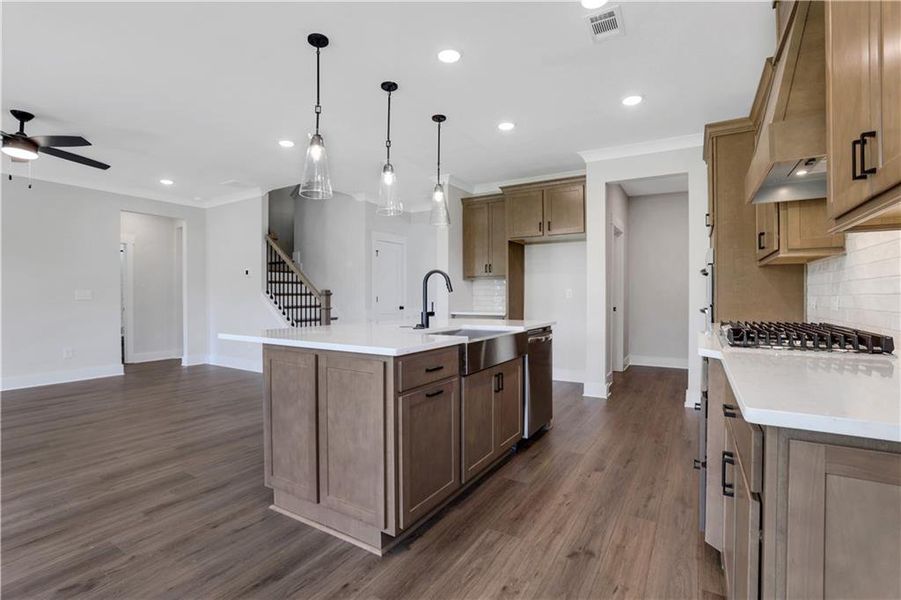 Furnished interior view inside a new home in Twin Lakes, Hoschton (Image 9). Furnished interior view inside a new home in Twin Lakes, Hoschton (Image 9).