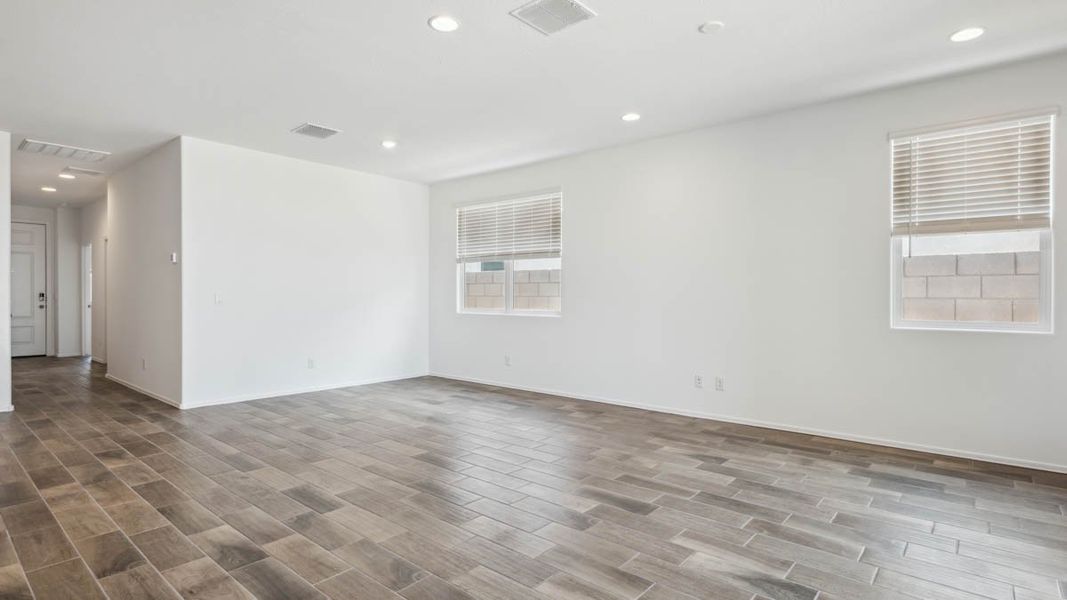 Representative unfurnished interior of a home built from the Puffin by D.R. Horton in Moonlight, Maricopa (Image 15).