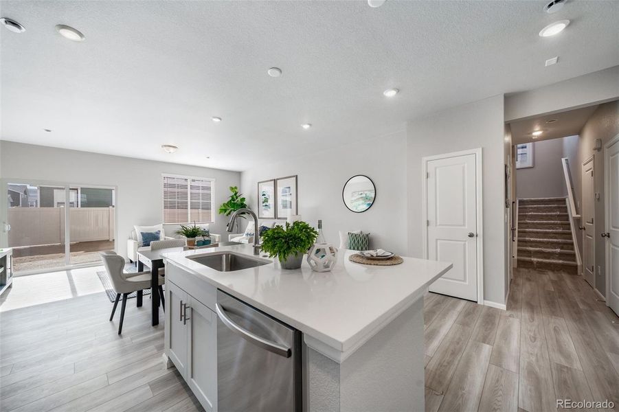 Furnished interior view inside a new home in , Aurora (Image 6).